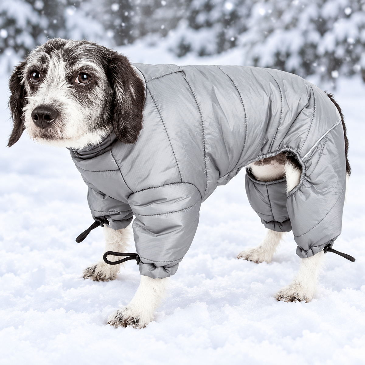 Full-Body Reflective Dog Winter Jacket