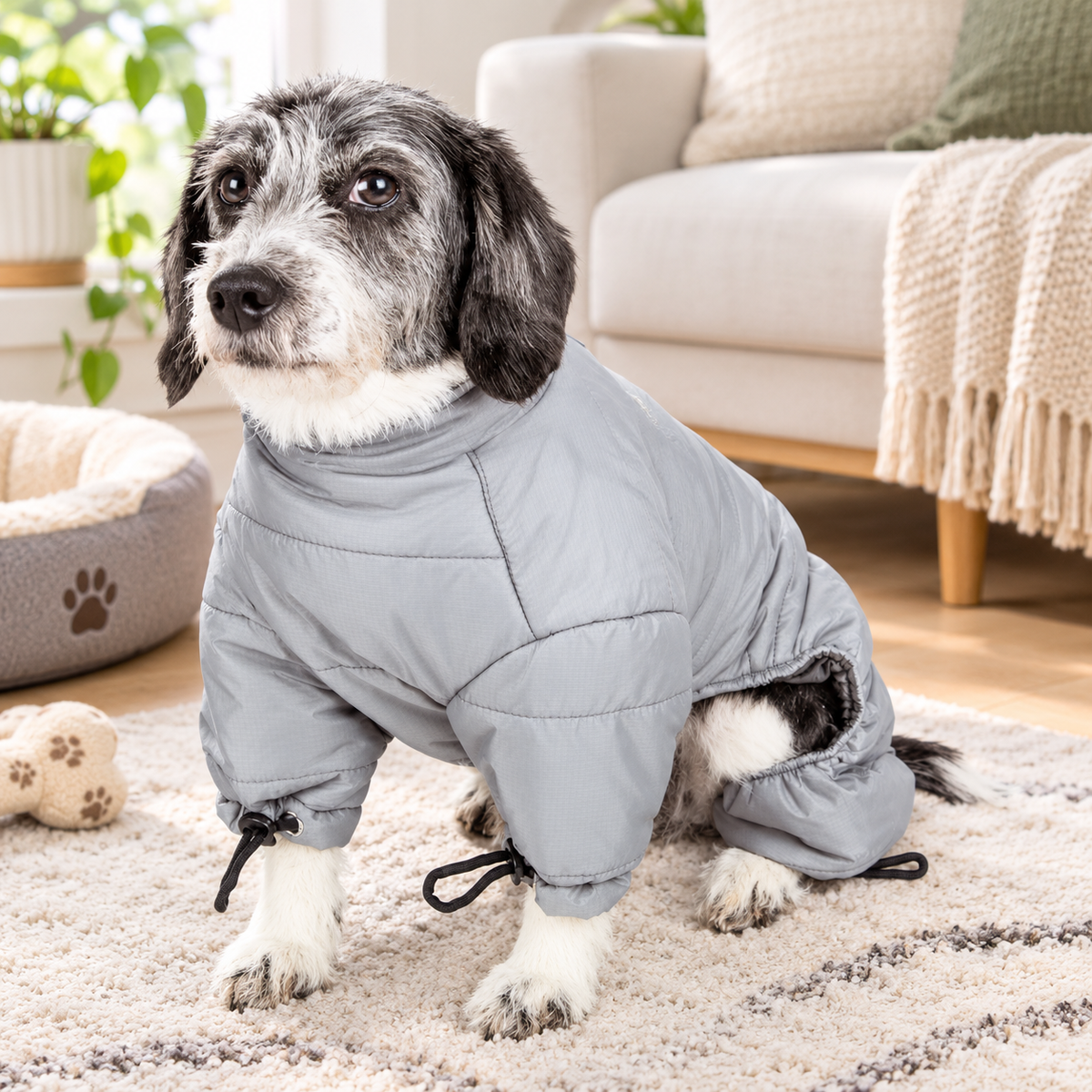 Full-Body Reflective Dog Winter Jacket