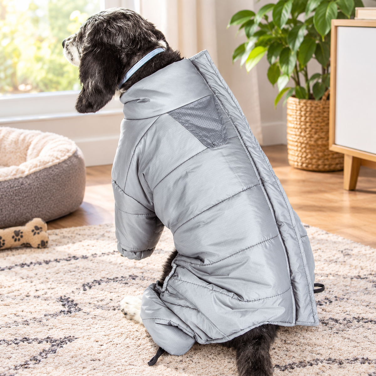 Full-Body Reflective Dog Winter Jacket
